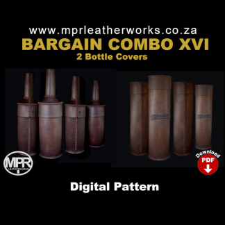 leather wine bottle covers combo pattern pack