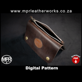 leather wallet digital pattern