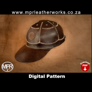 leather baseball cap digital pattern
