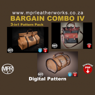 leather bag pattern combo iv