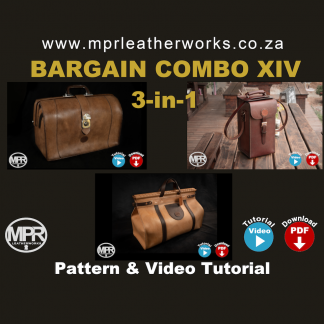 leather patterns for 3 bags