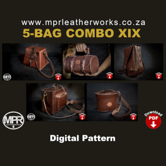 5 leather bags digital pattern pack