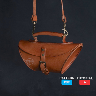 Leather Catherine Bag Pattern by MPR Leatherworks