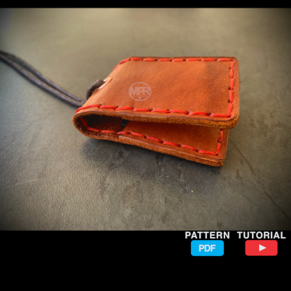 Dual SD-Card Holder Leather by MPR Leatherworks