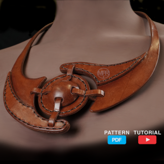 Dome Leather Necklace Pattern File