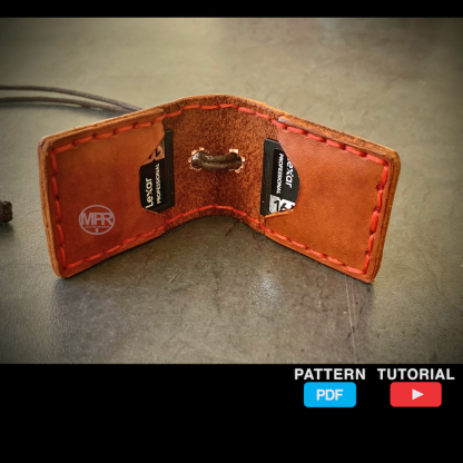 Dual SD-Card Holder Leather by MPR Leatherworks