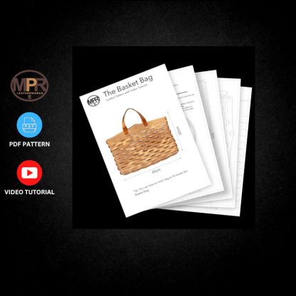 The basket bag pattern is a leather tote-styled bag.