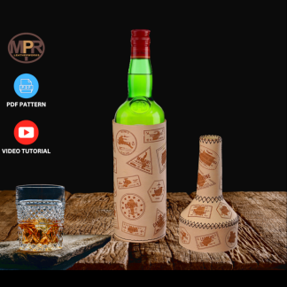 Grand Bottle Cover v2.0 by MPR Leatherworks