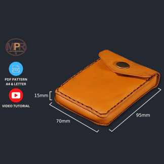 Leather Coin Pouch - leather pattern by MPR Leatherworks