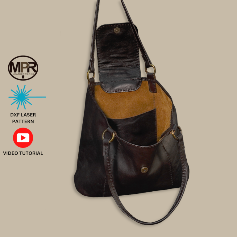 Tote Handbag DXF Pattern - MPR Leatherworks