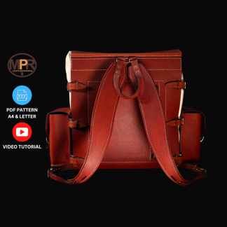 Leather Canvas Backpack PDF Pattern