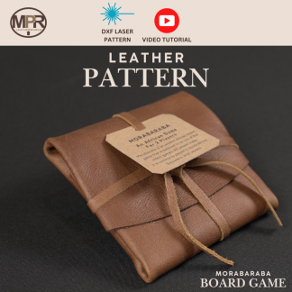 Morabaraba game board (leather) pattern files